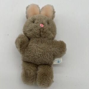 Vintage 1994 Dakin Bunny Rabbit Plush Stuffed Animal Light Brown 6" Collectible‎